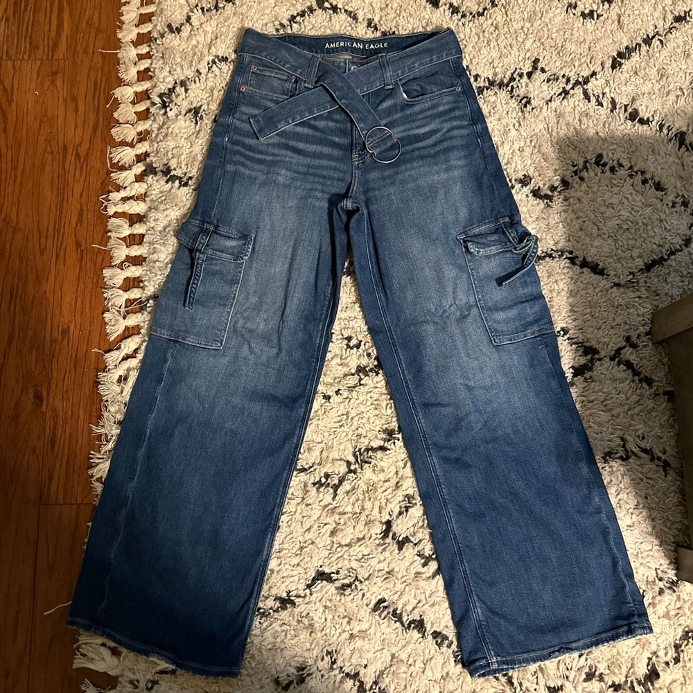 AE Baggy Wide Leg Cargo Jean